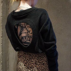 Cheap Monday Open Back Sweater